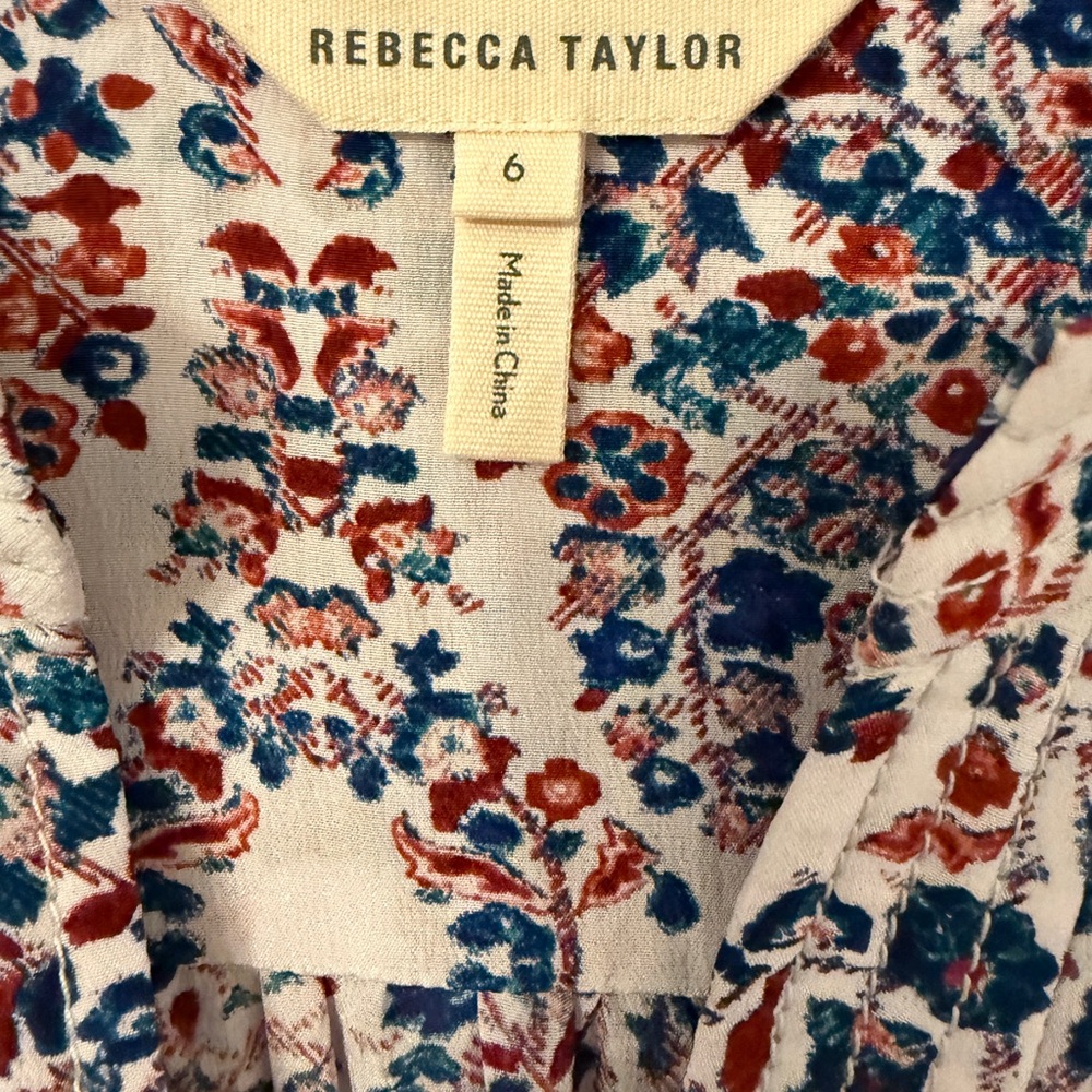 Rebecca Taylor Multicolor Silk top